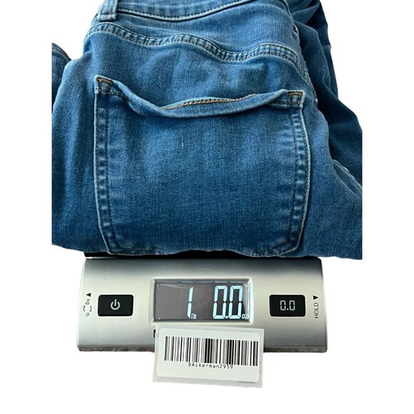 Express Jeans Womens Size 0 Mom Jean Super High Rise Stretch Medium Blue Denim - Picture 10 of 10